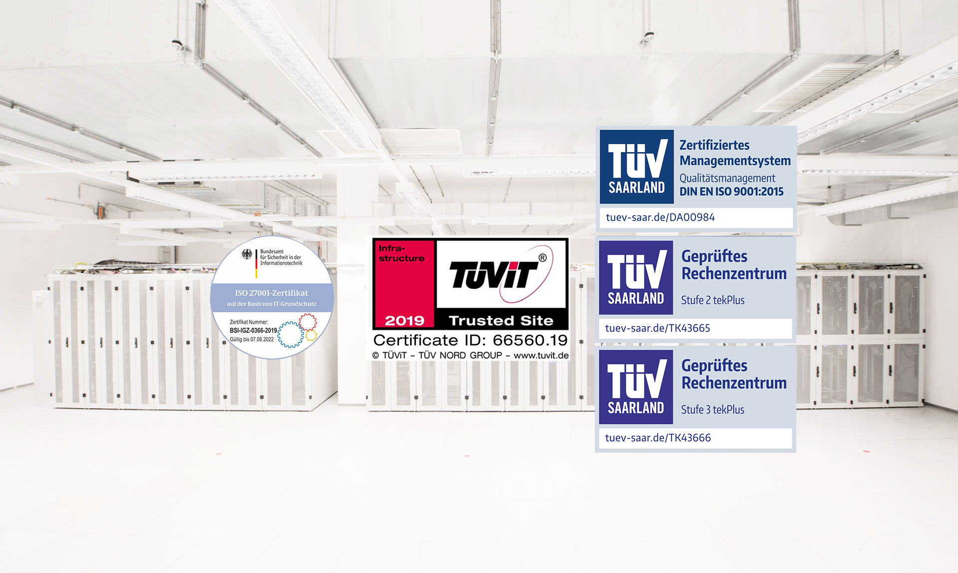 Certifications Datacenter One Certifications Datacenter One